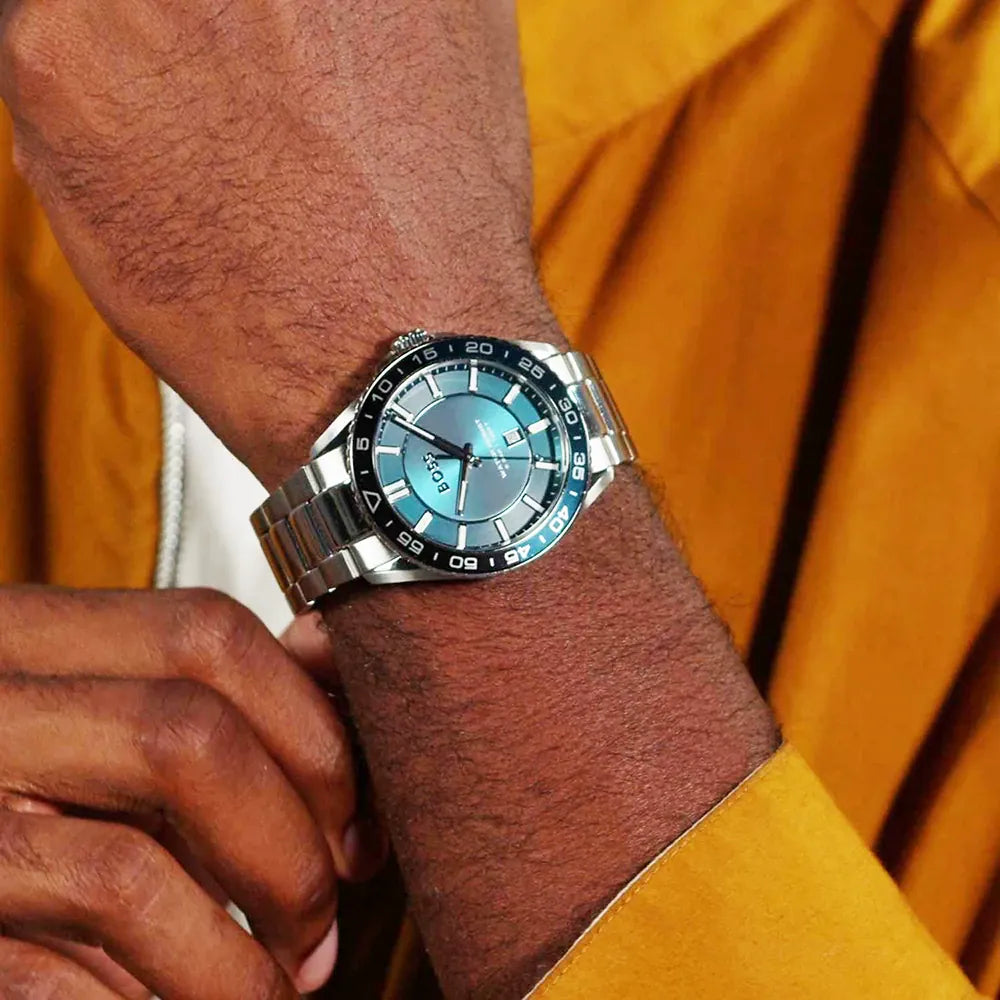 Hugo Boss Runner Blue Dial 43mm Men's Watch - 1514208