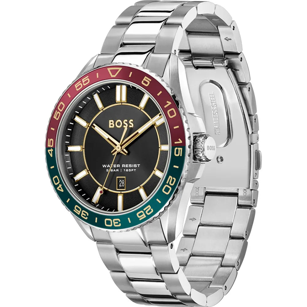 Hugo Boss Runner Black Dial 43mm Men's Watch - 1514210