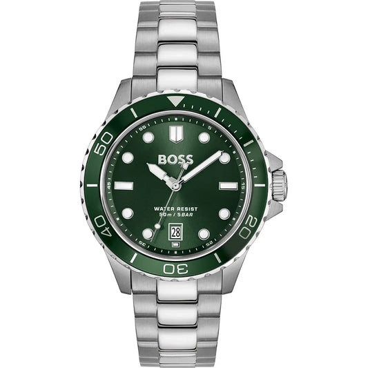 Hugo Boss Troper Sport Green Dial Men's Watch - 1514294