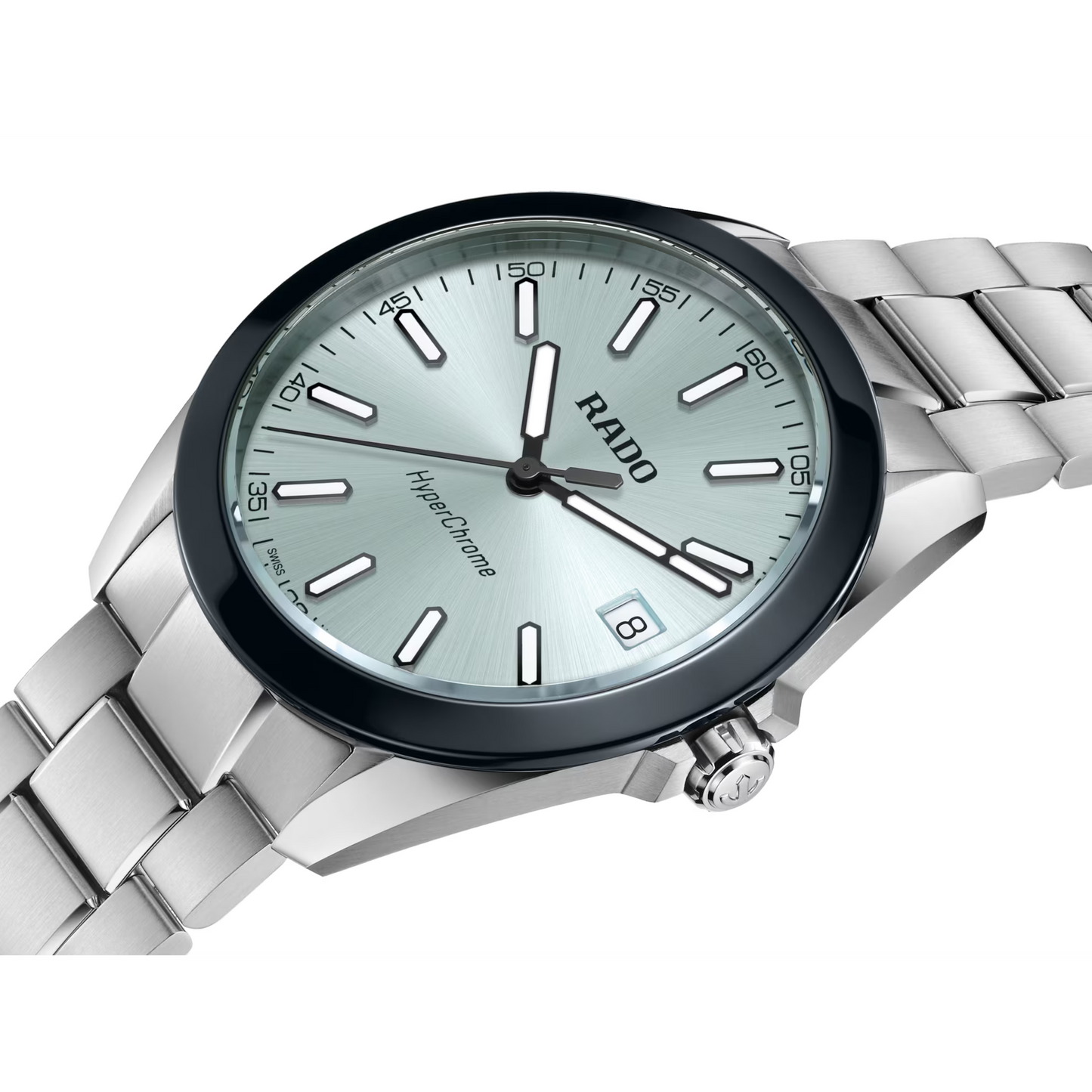 Rado HyperChrome Rhodium Dial 41.5mm Men's Watch - R32280213