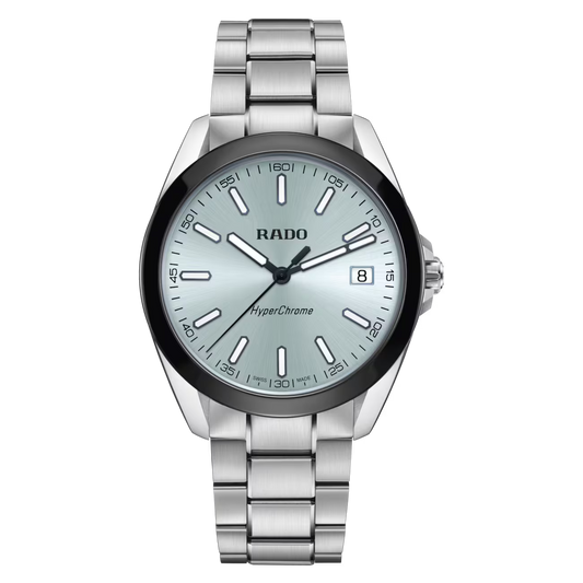 Rado HyperChrome Rhodium Dial 41.5mm Men's Watch - R32280213