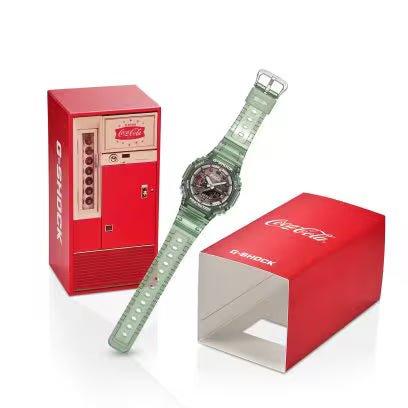 G-SHOCK Coca-Cola Collaboration Special Edition ANALOG-DIGITAL Men's Watch - GA-2100CC-3A