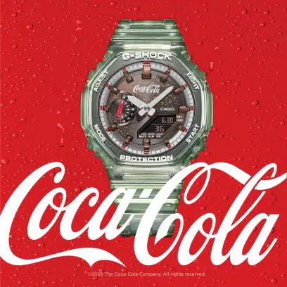 G-SHOCK Coca-Cola Collaboration Special Edition ANALOG-DIGITAL Men's Watch - GA-2100CC-3A