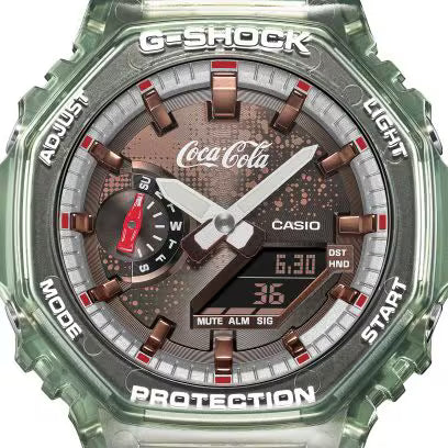 G-SHOCK Coca-Cola Collaboration Special Edition ANALOG-DIGITAL Men's Watch - GA-2100CC-3A