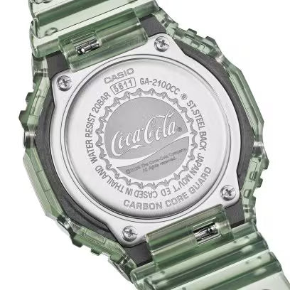 G-SHOCK Coca-Cola Collaboration Special Edition ANALOG-DIGITAL Men's Watch - GA-2100CC-3A