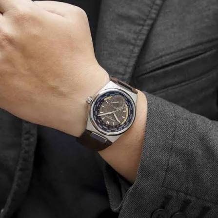 Highlife Worldtimer Manufacture Brown Dial 41mm Men's Watch - FC-718C4NH6