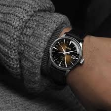 Seiko Presage Cocktail Time GMT Brown Dial Men's Automatic Watch - SSK039