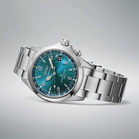 Seiko Alpinist Land Turquoise Ice Blue 39.5mm Men's Watch - SBDC207