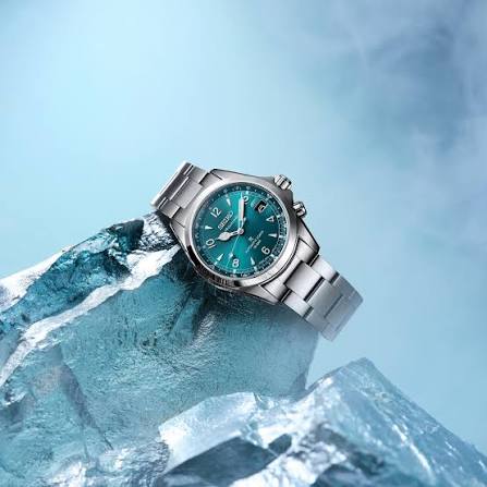 Seiko Alpinist Land Turquoise Ice Blue 39.5mm Men's Watch - SBDC207