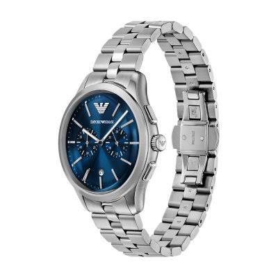 Emporio Armani Chronograph Blue Dial 42mm Men's Watch - AR11746