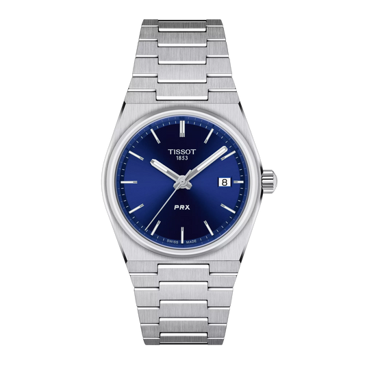 Tissot PRX Blue Dial 35mm Ladies Watch- T137.210.11.041.00