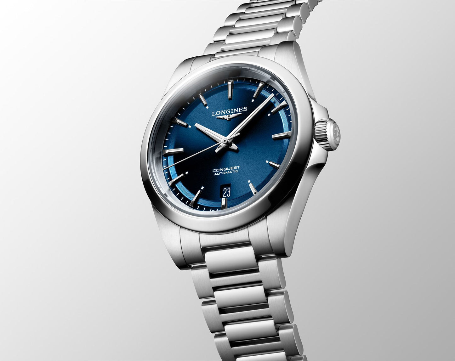 Longines Conquest 38mm Blue Dial Men's Watch- L3.720.4.92.6