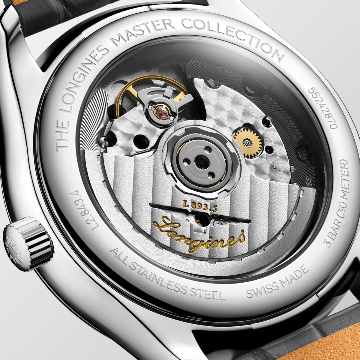 Longines Master Collection Automatic Salmon Dial 38.5mm Men's watch - L2.843.4.93.2