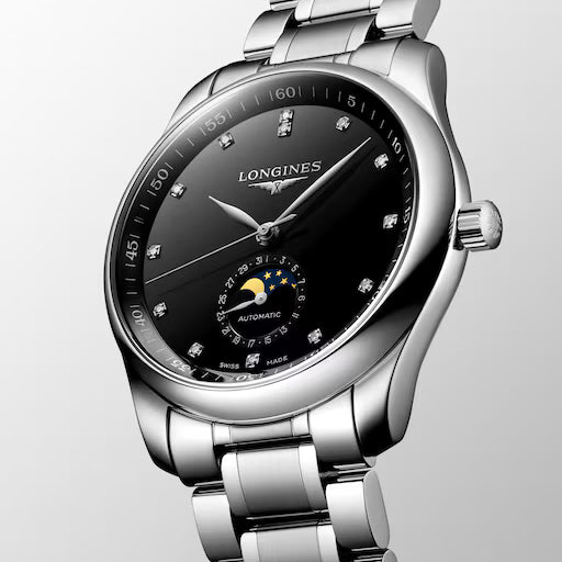 Longines Master Collection Moonphase Black Dial 40mm Men's Watch - L2.909.4.57.6