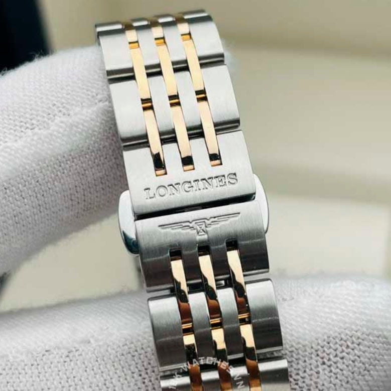 Longines Record White Dial 26mm Automatic Ladies Watch - L23205117