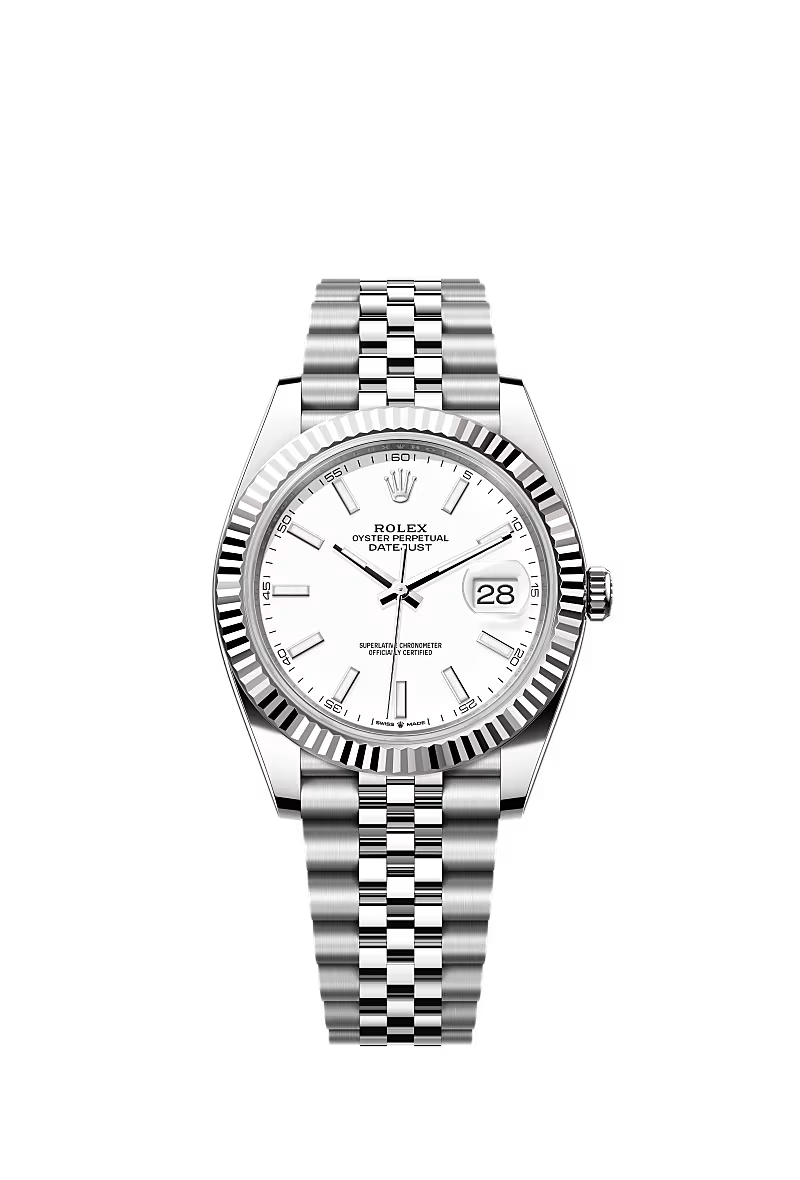 Rolex Datejust 41mm, Oystersteel and white gold