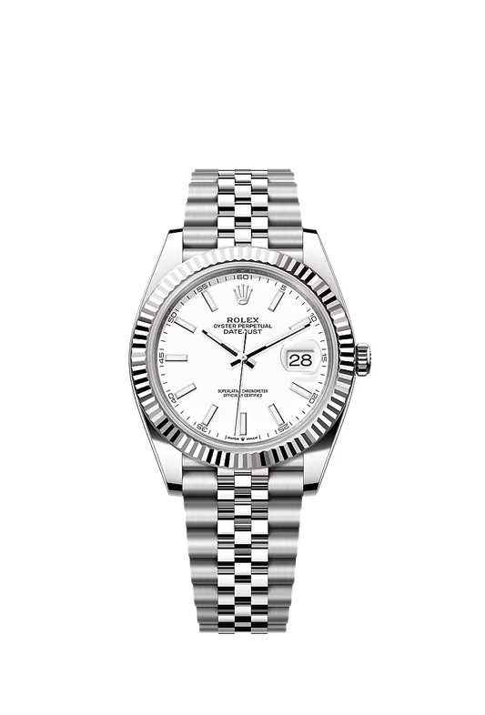 Rolex Datejust 41mm, Oystersteel and white gold