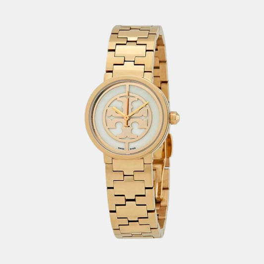 Tory Burch Reva Ivory Dial Ladies Watch - TBW4011