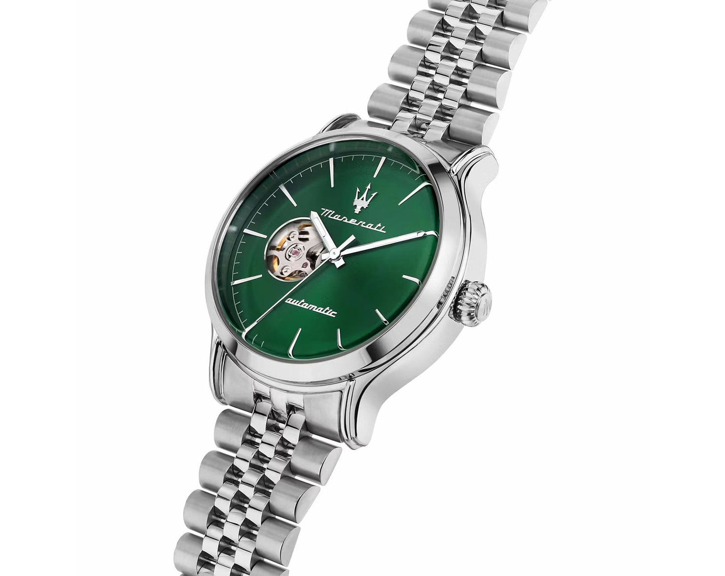 Maserati Epoca Automatic Green Dial BR SS Men's Watch - R8823118010