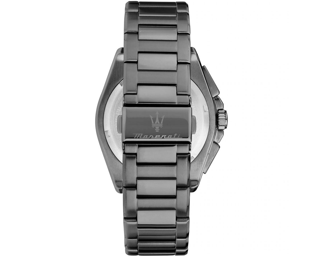 Maserati Velocitá Blue Dial 43mm Grey Strap Chronograph Special Edition Men's Watch - R8873652004