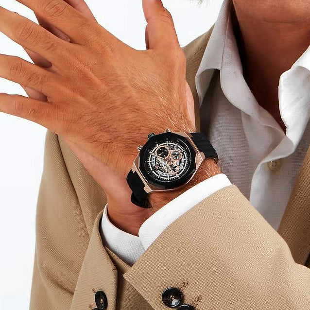 Maserati Stile Skeleton Dial Men's Watch - R8871642003