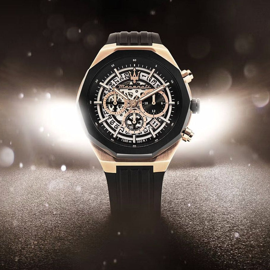 Maserati Stile Skeleton Dial Men's Watch - R8871642003