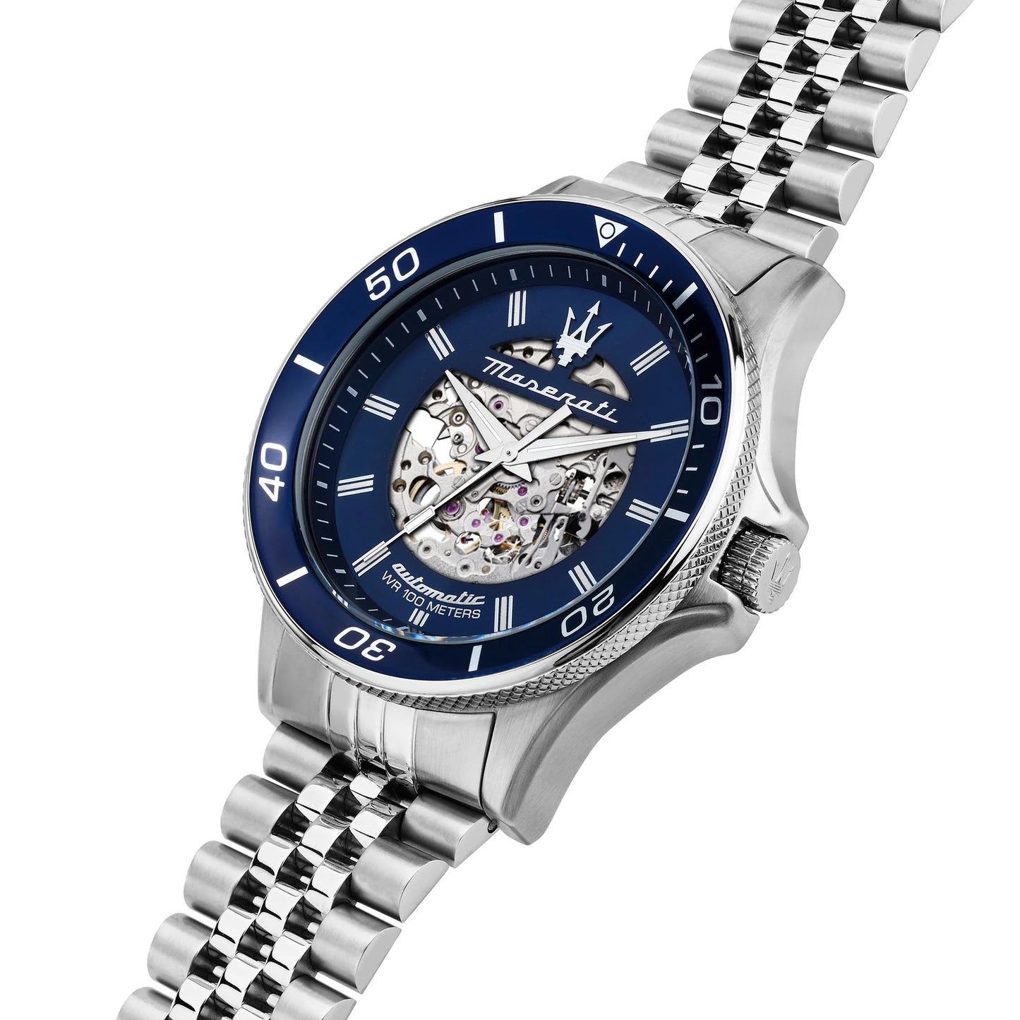 Maserati Sfida Skeleton Dial Men's Mechanical Watch- R8823140011