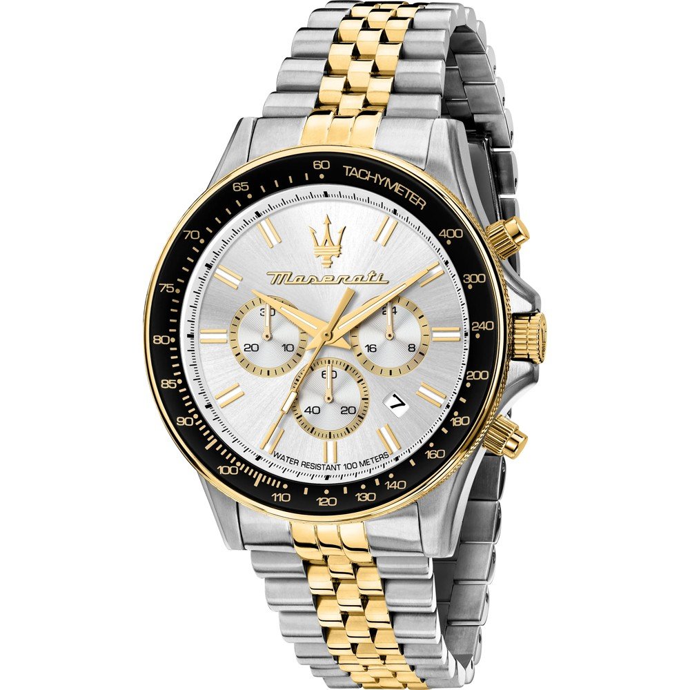 Maserati Sfida Two-Tone Chronograph with Date Men's Watch - R8873640024