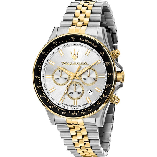 Maserati Sfida Two-Tone Chronograph with Date Men's Watch - R8873640024