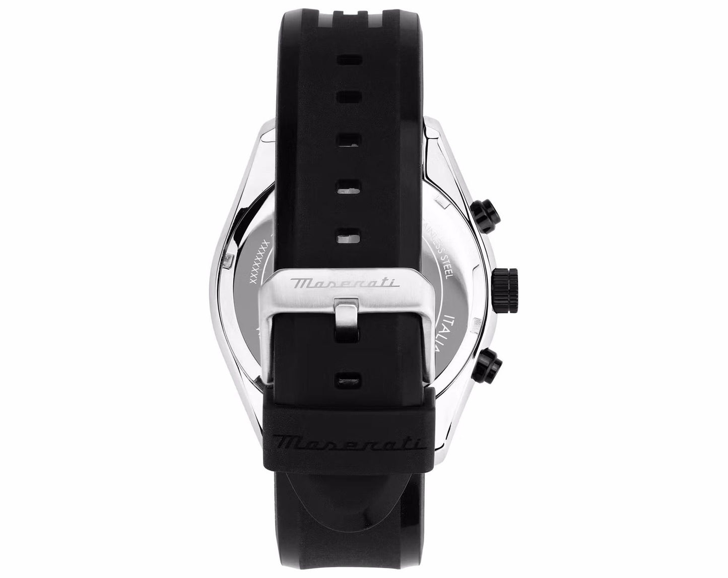 Maserati Traguardo Green Dial Rubber Strap Men's Watch - R8871612043