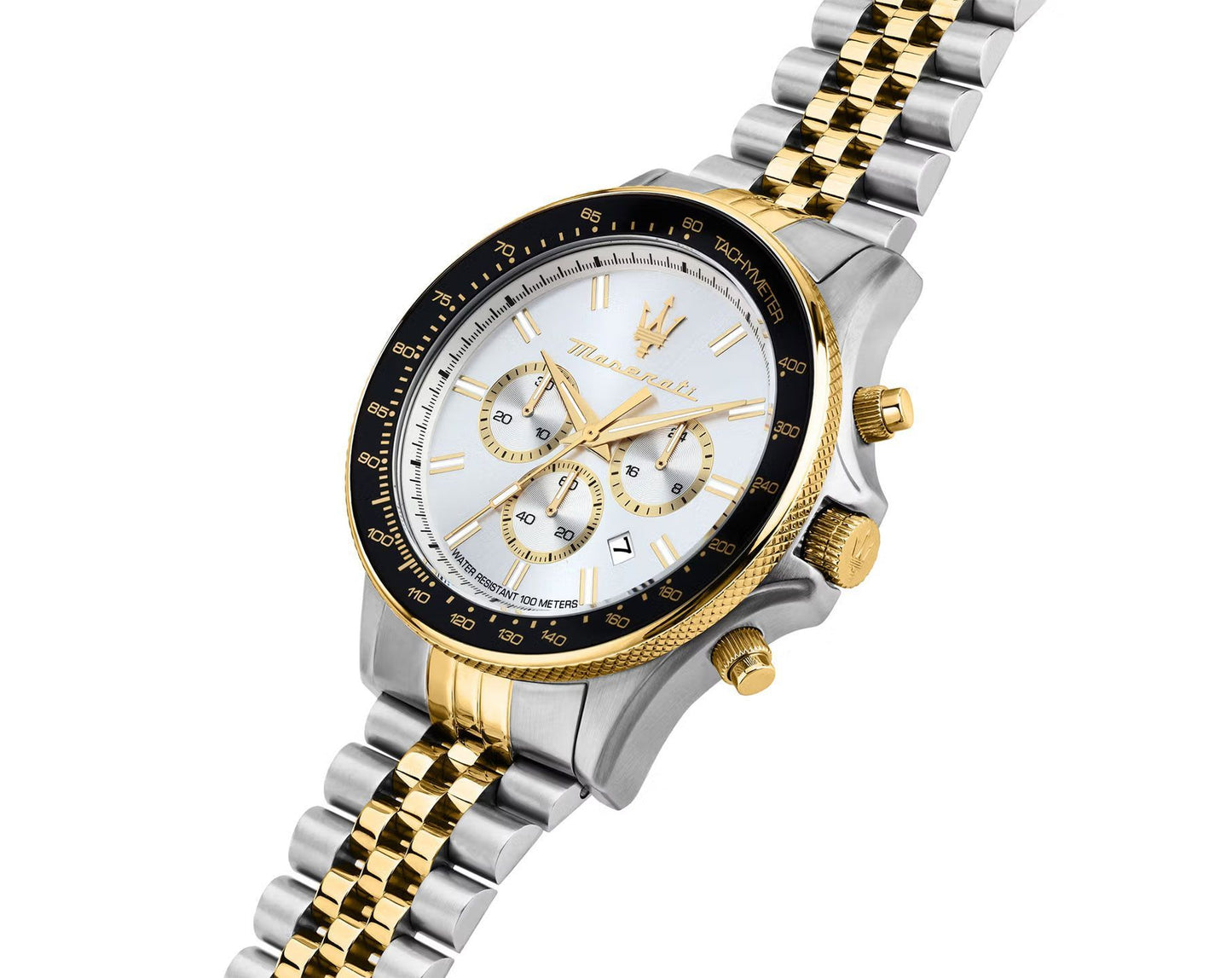 Maserati Sfida Two-Tone Chronograph with Date Men's Watch - R8873640024