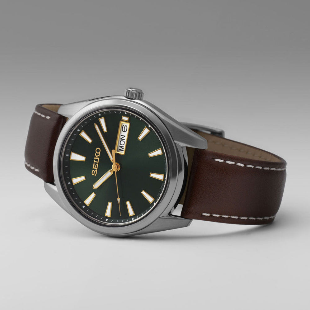 Seiko Classic Green Dial Men's Watch - SUR449P1
