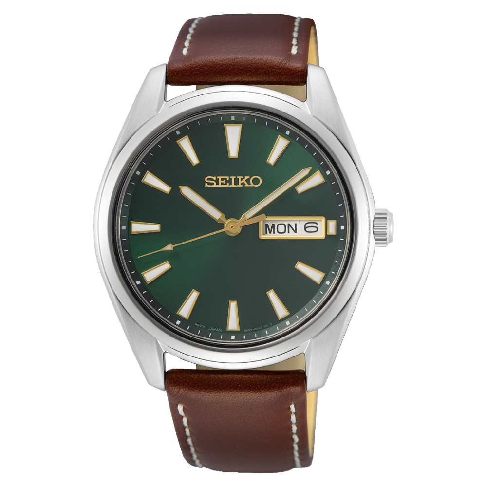 Seiko Classic Green Dial Men's Watch - SUR449P1