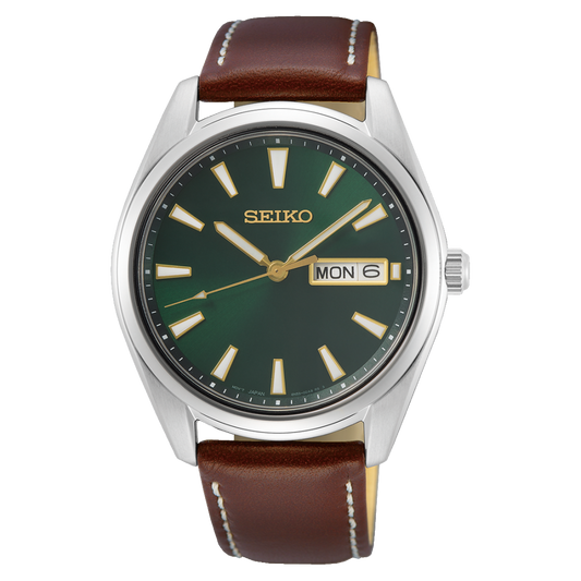Seiko Classic Green Dial Men's Watch - SUR449P1