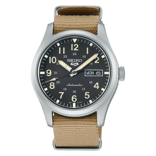 Seiko 5 Sports Black Dial Men's Watch - SRPG35