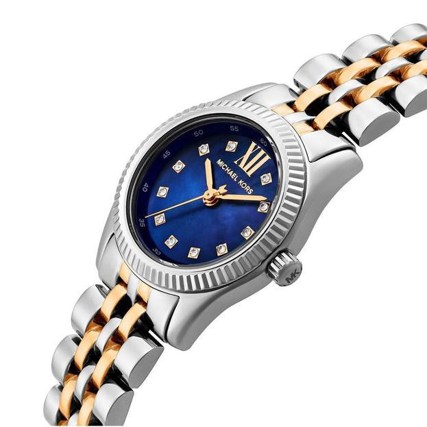 Michael Kors Lexington Three-Hand Two-Tone Stainless Steel Ladies Watch-MK4865
