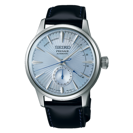 Seiko Presage Cocktail Time “Sky Diving” Ice Blue Men's Watch- SSA343J1