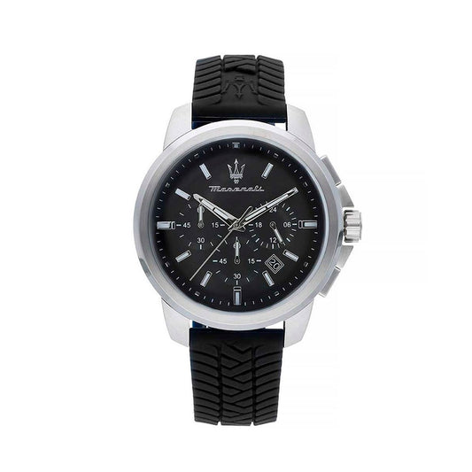 Maserati Black Dial Men's Chronograph Watch- R8871621014