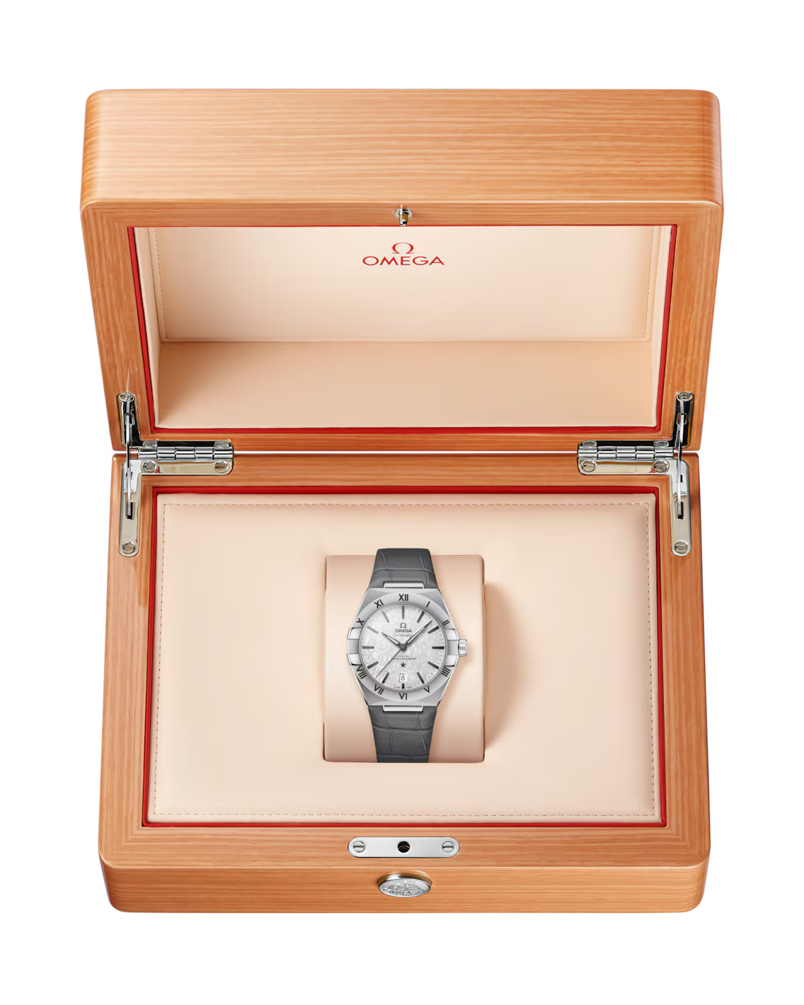 Omega Constellation Grey Dial 39mm leather strap Men's Watch - 131.13.39.20.06.001