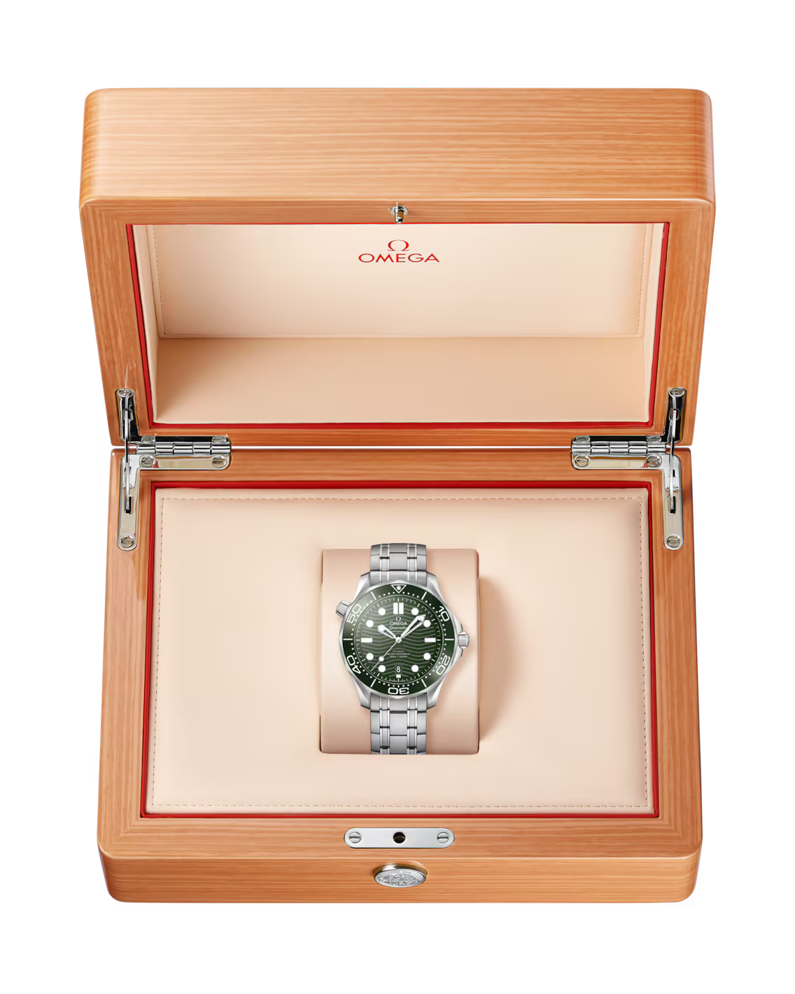 Omega Seamaster Diver 300M Green Dial Men's Watch - 210.30.42.20.10.001