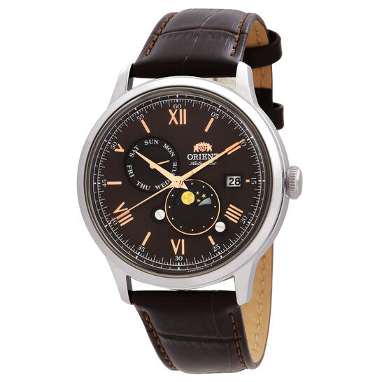 Orient Sun and Moon Automatic Brown Dial Men's Watch - RA-AK0804Y30B