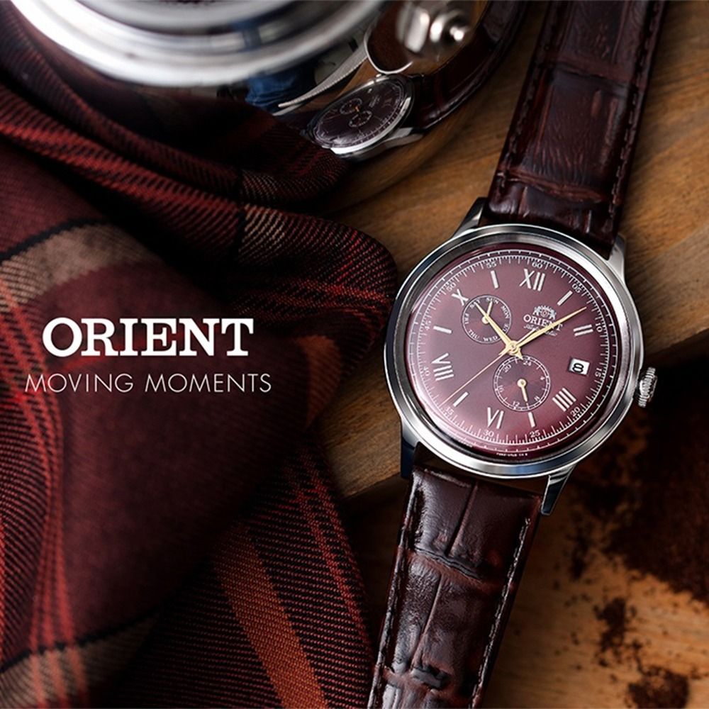 Orient Bambino 2nd Gen Version 8 Red Dial Automatic Men's Watch - RA-AK0705R30B