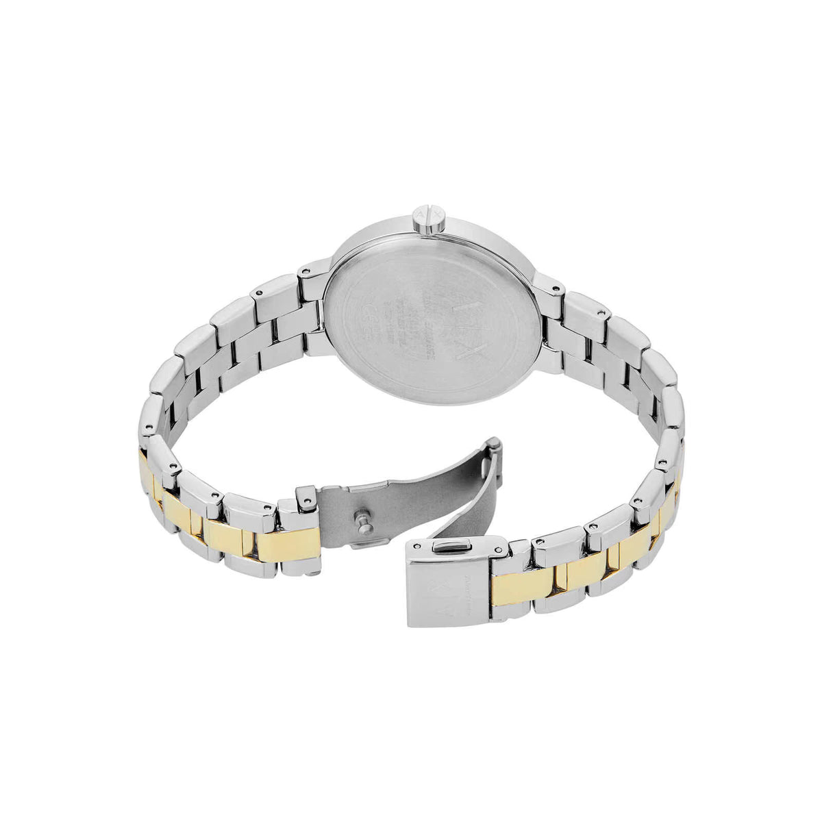 Armani Exchange Silver Dial Two-Tone Ladies Watch- AX5171