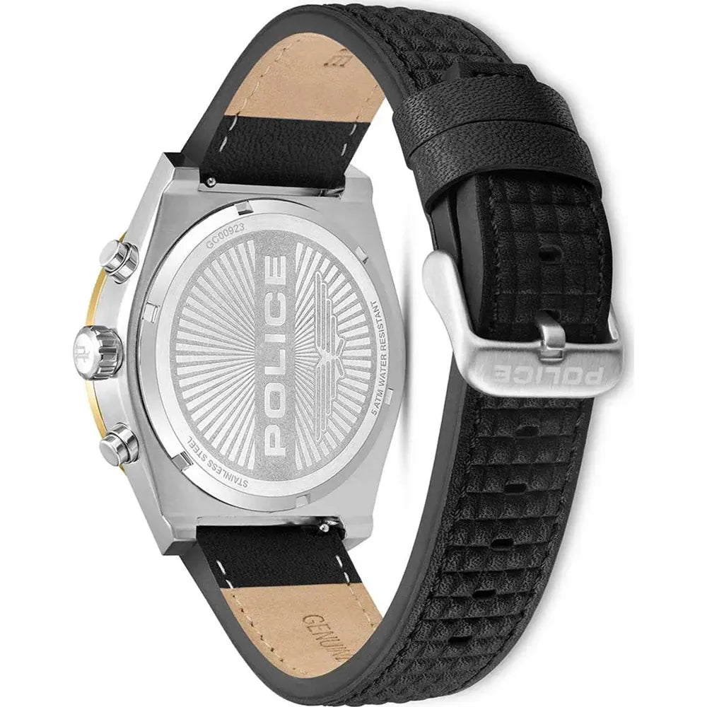 Police Modula 1.0 Customizable set with 2 straps and 2 bezels Black Dial Men's Watch - PEWGC00923X0