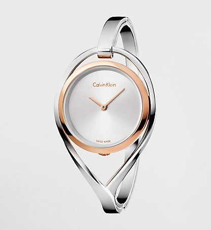 Calvin Klein Light Quartz Silver Dial Ladies Watch - K6L2SB16
