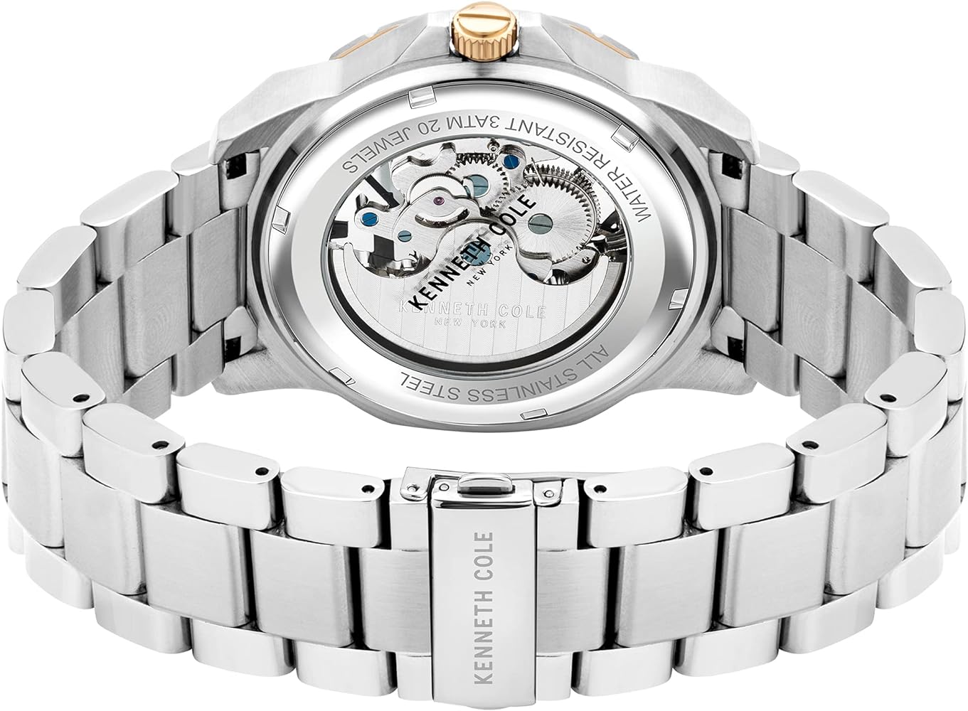Kenneth Cole Skeleton Dial Men's Automatic Watch - KCWGL2104202MN