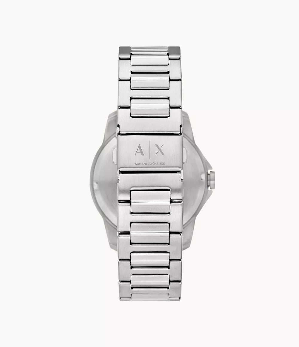 Armani Exchange Three-Hand Day-Date Black Dial Men's Watch- AX1733