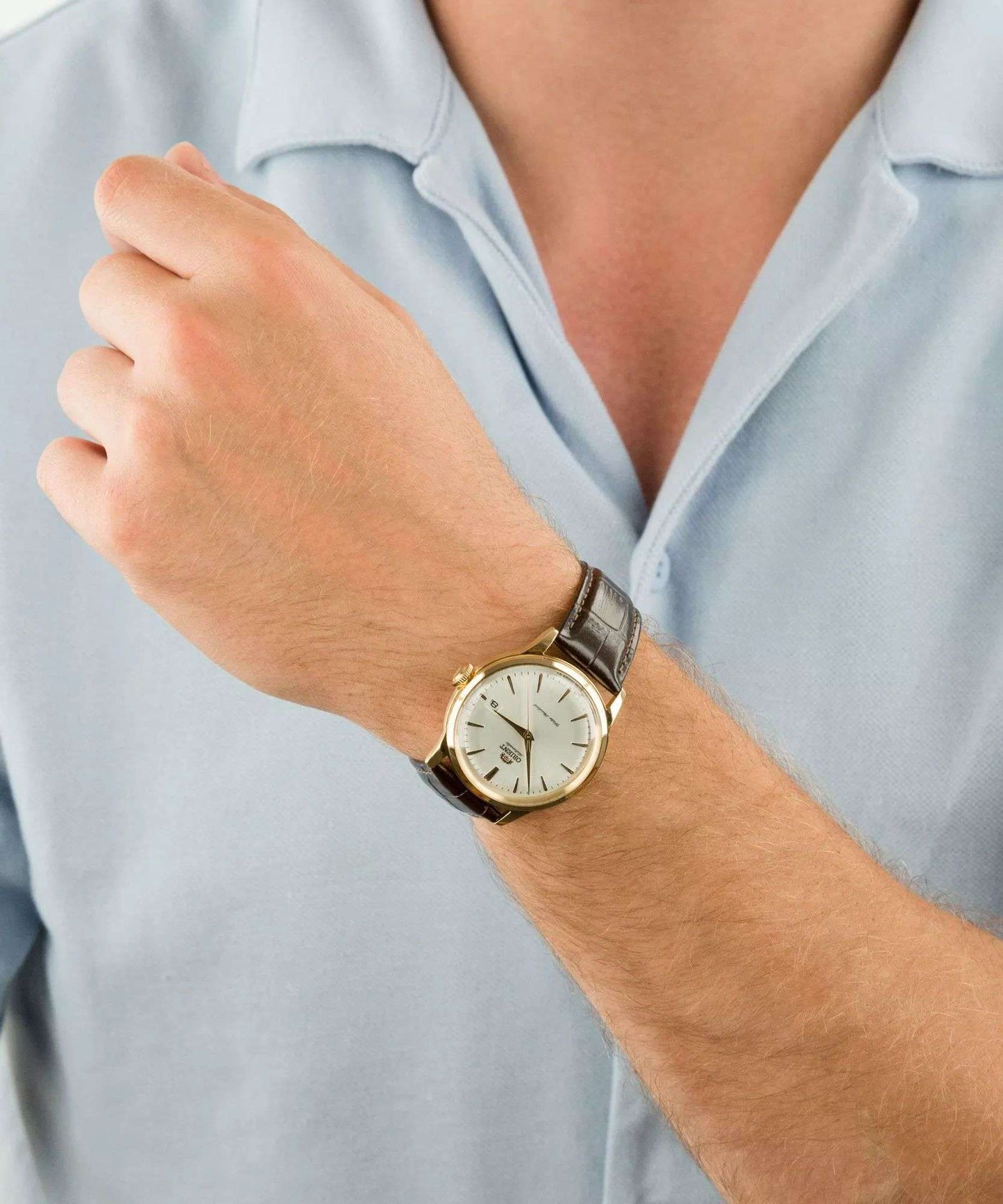 Orient Bambino Version 7 Classic 38.4mm White Dial Men's Watch - RA-AC0M01S30B