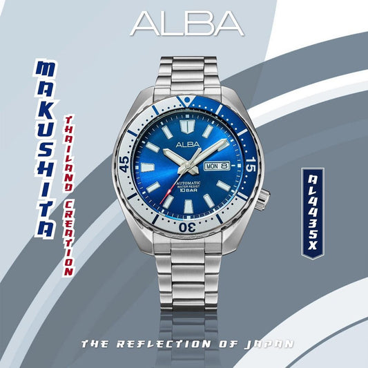 Alba Sumo Blue Dial Men's Automatic Watch- AL4435X1