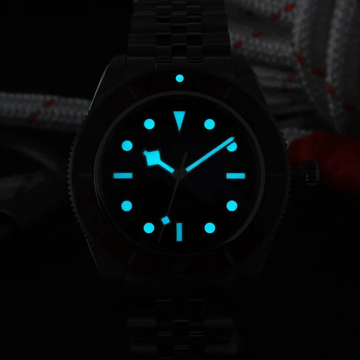 San Martin Black Dial Men's Watch - SN0128